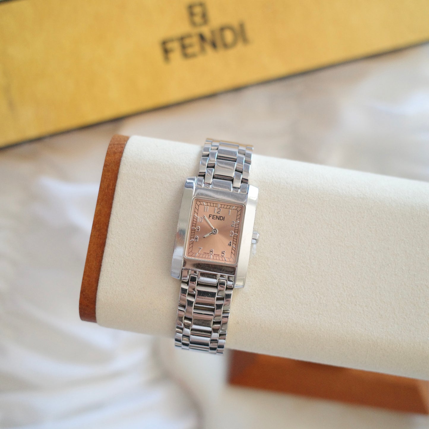 Vintage Fendi 7000L Tank Watch | Silver Rectangular Swiss Made Women’s Watch