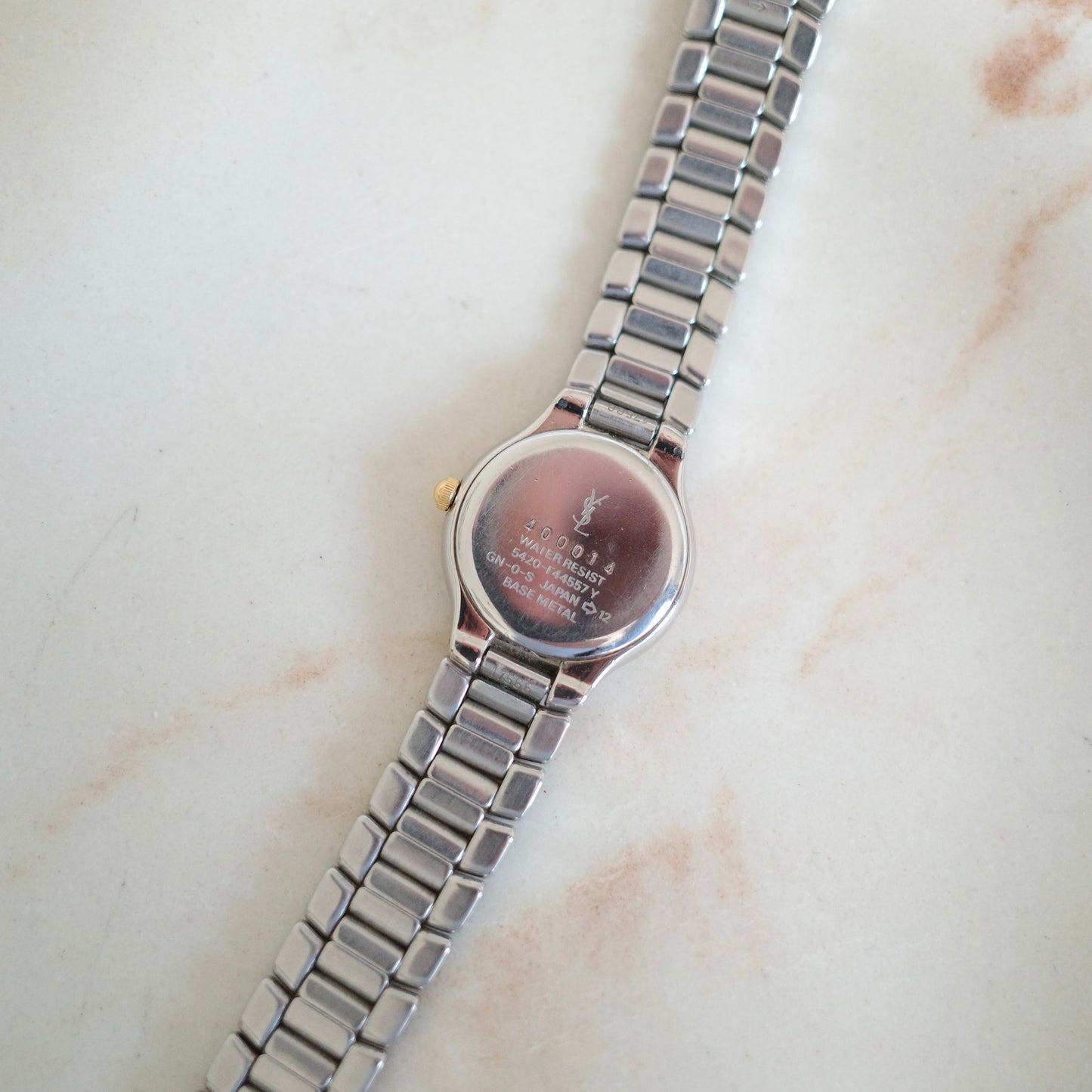 Vintage Yves Saint Laurent Two-Tone Bracelet Watch