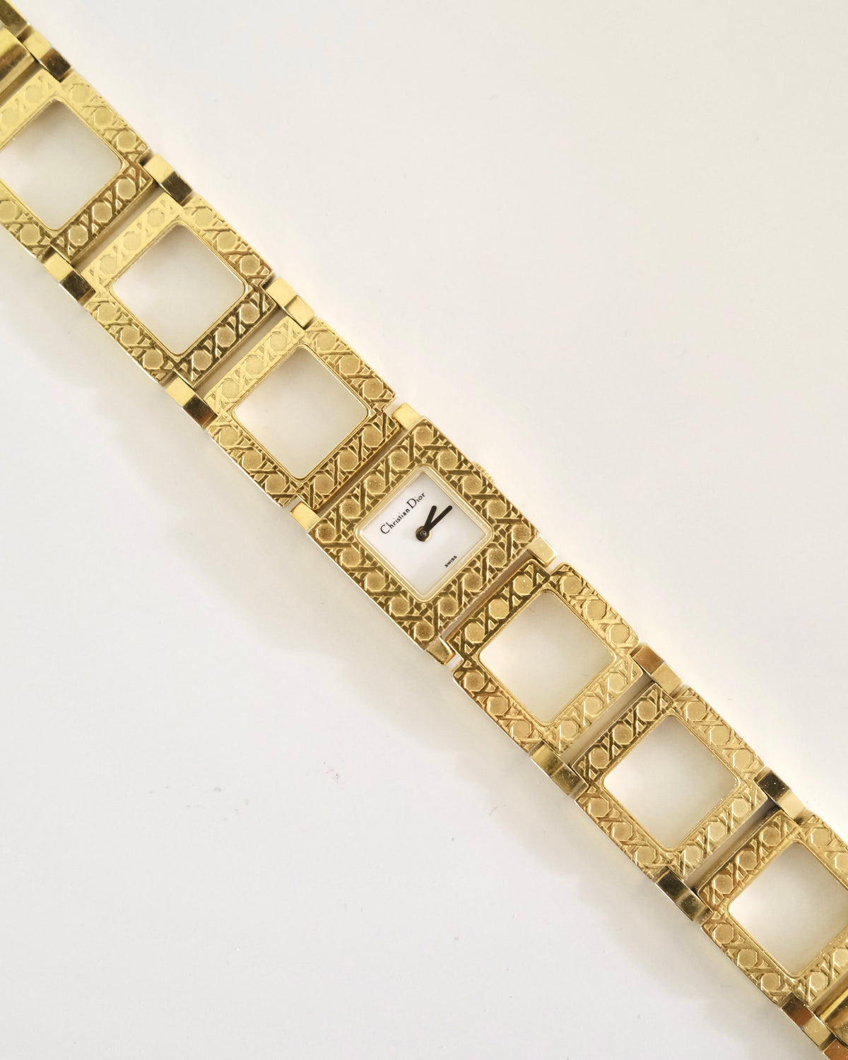 Vintage Dior Parisienne Gold-Tone Bracelet Watch | Elegant Swiss Vintage Timepiece