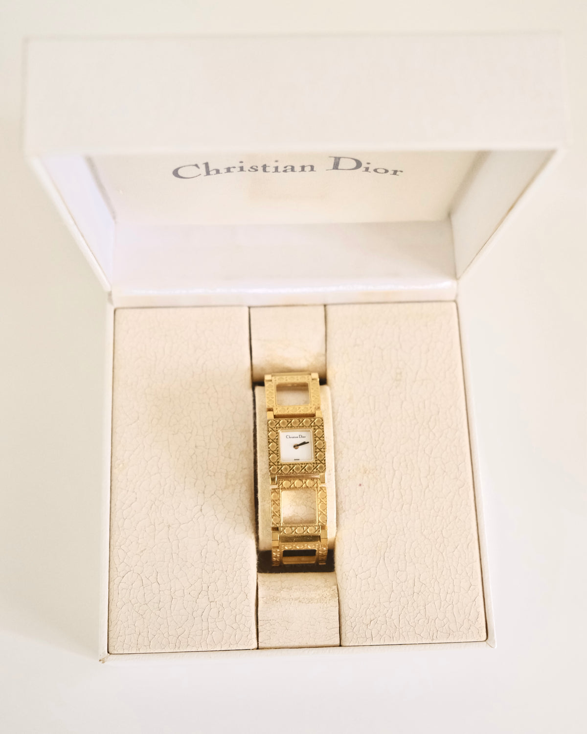 Vintage Dior Parisienne Gold-Tone Bracelet Watch | Elegant Swiss Vintage Timepiece