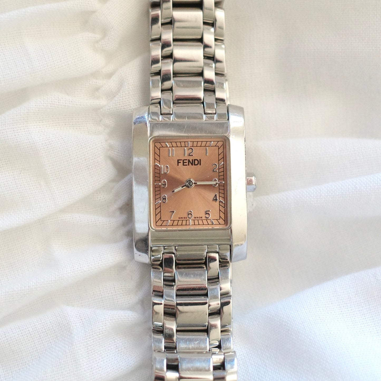 Vintage Fendi 7000L Tank Watch | Silver Rectangular Swiss Made Women’s Watch