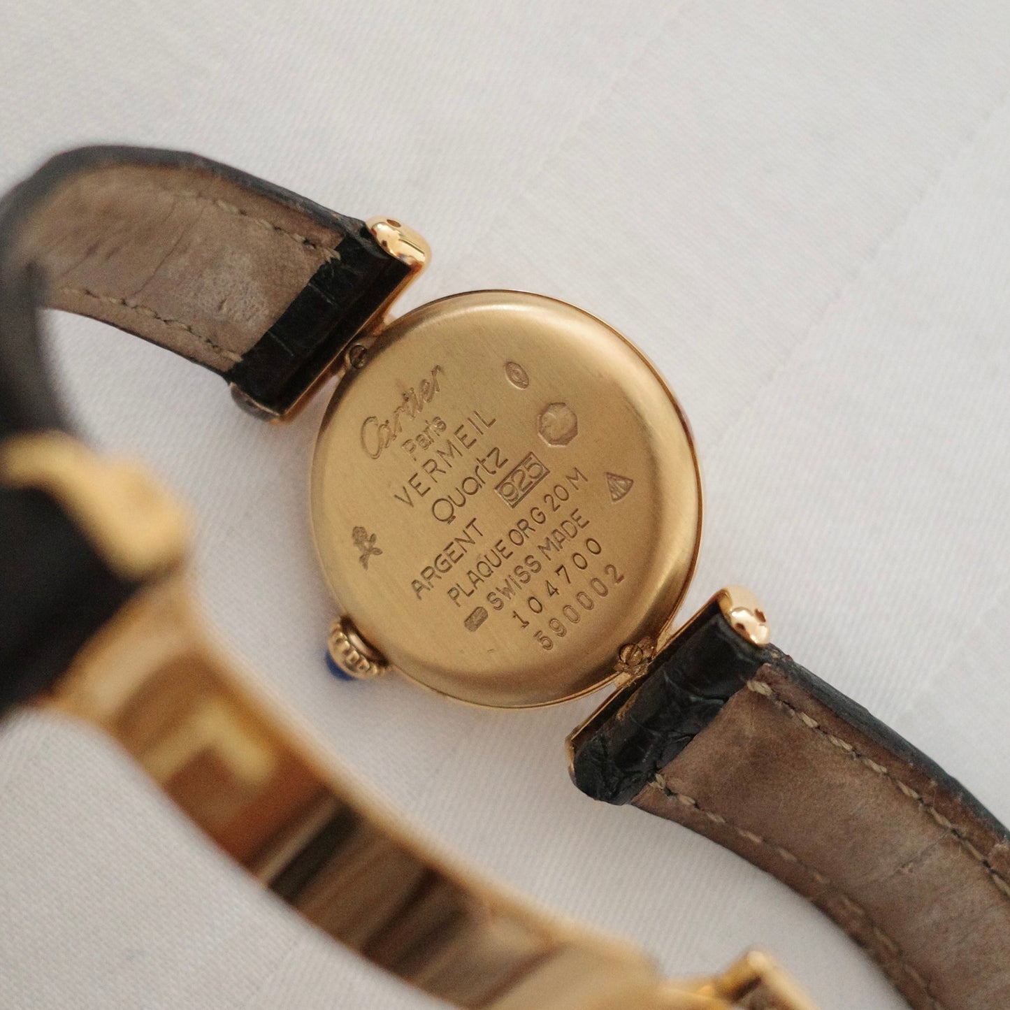 Vintage Must de Cartier Colisée Vermeil Watch