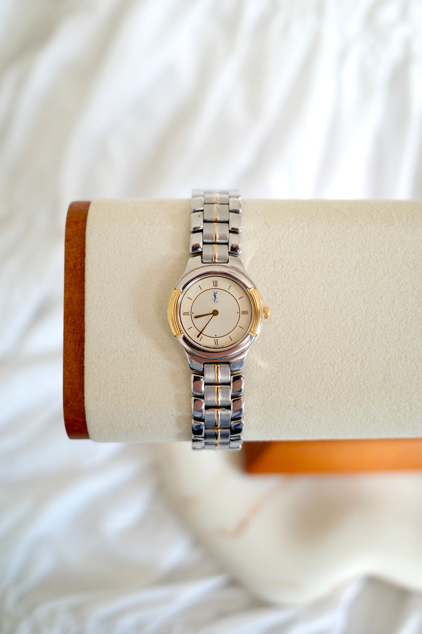 Vintage Yves Saint Laurent Two-Tone Bracelet Watch