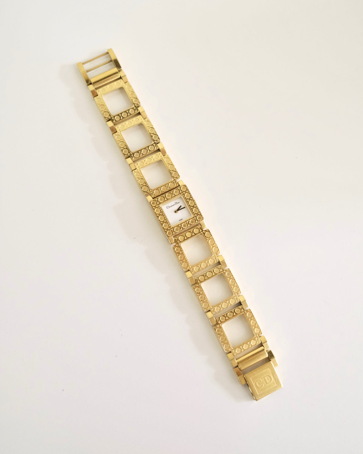 Vintage Dior Parisienne Gold-Tone Bracelet Watch | Elegant Swiss Vintage Timepiece