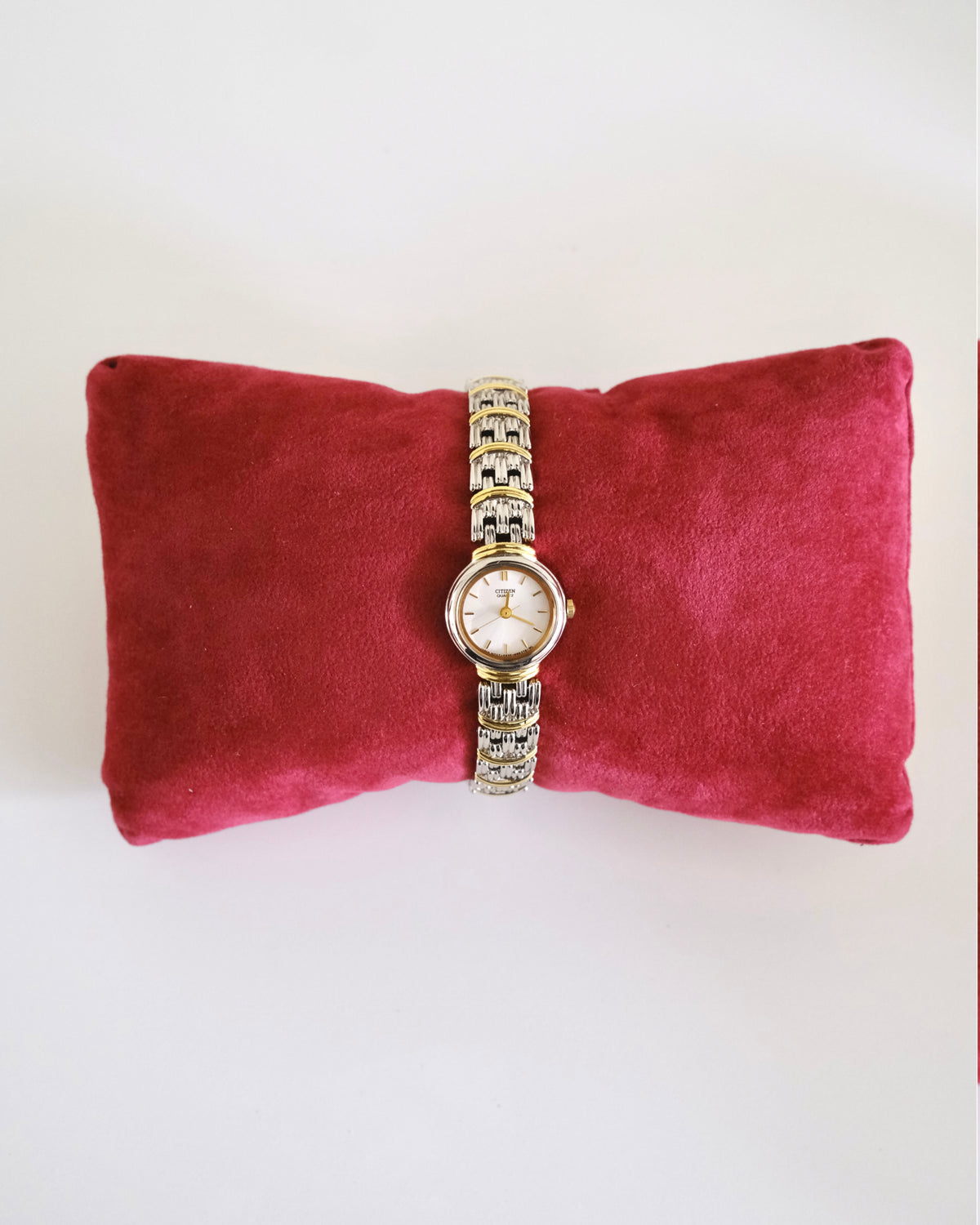 Rare Vintage Citizen Two-Tone Gold & Silver Bracelet Watch