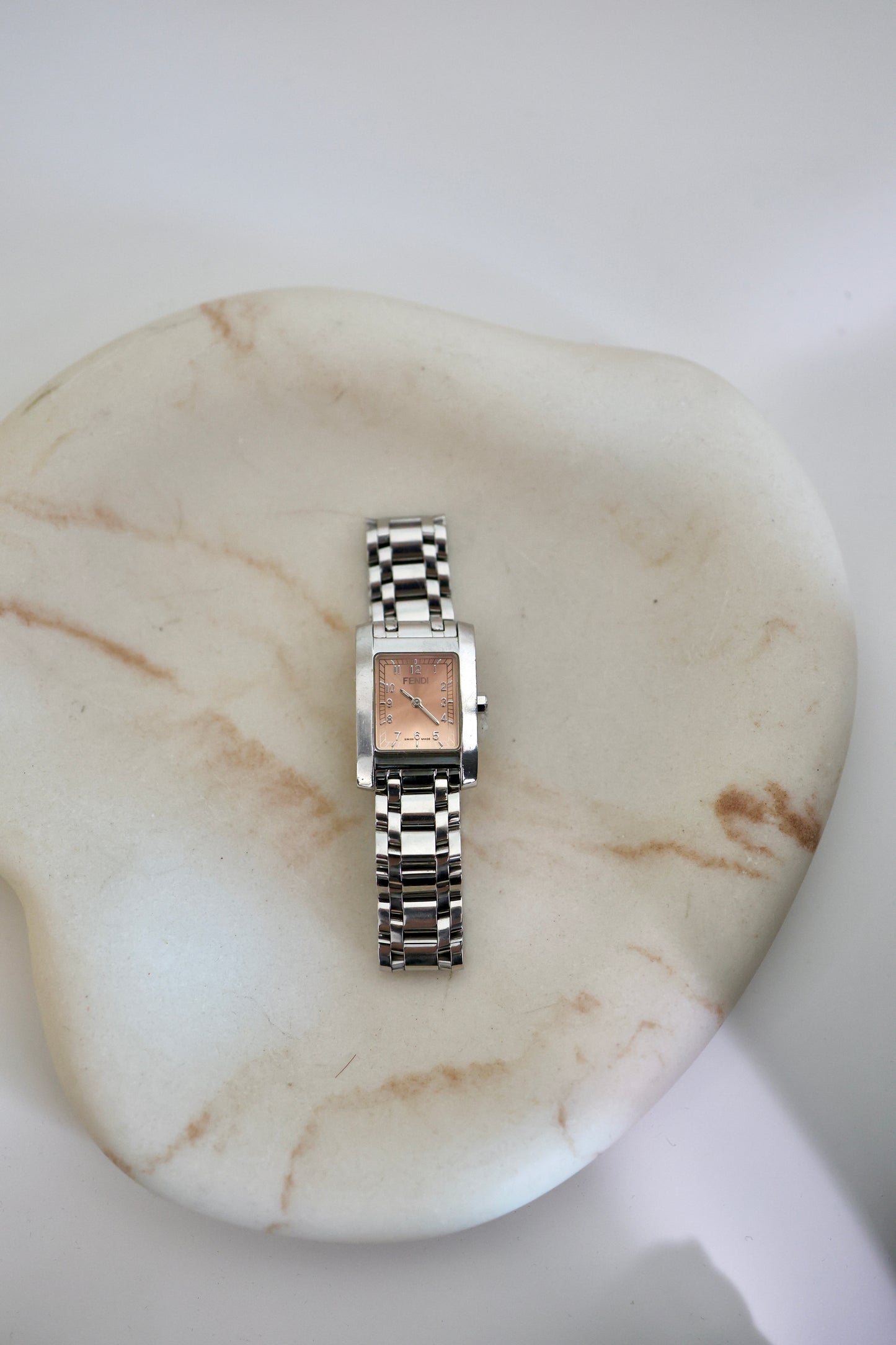 Vintage Fendi 7000L Tank Watch | Silver Rectangular Swiss Made Women’s Watch