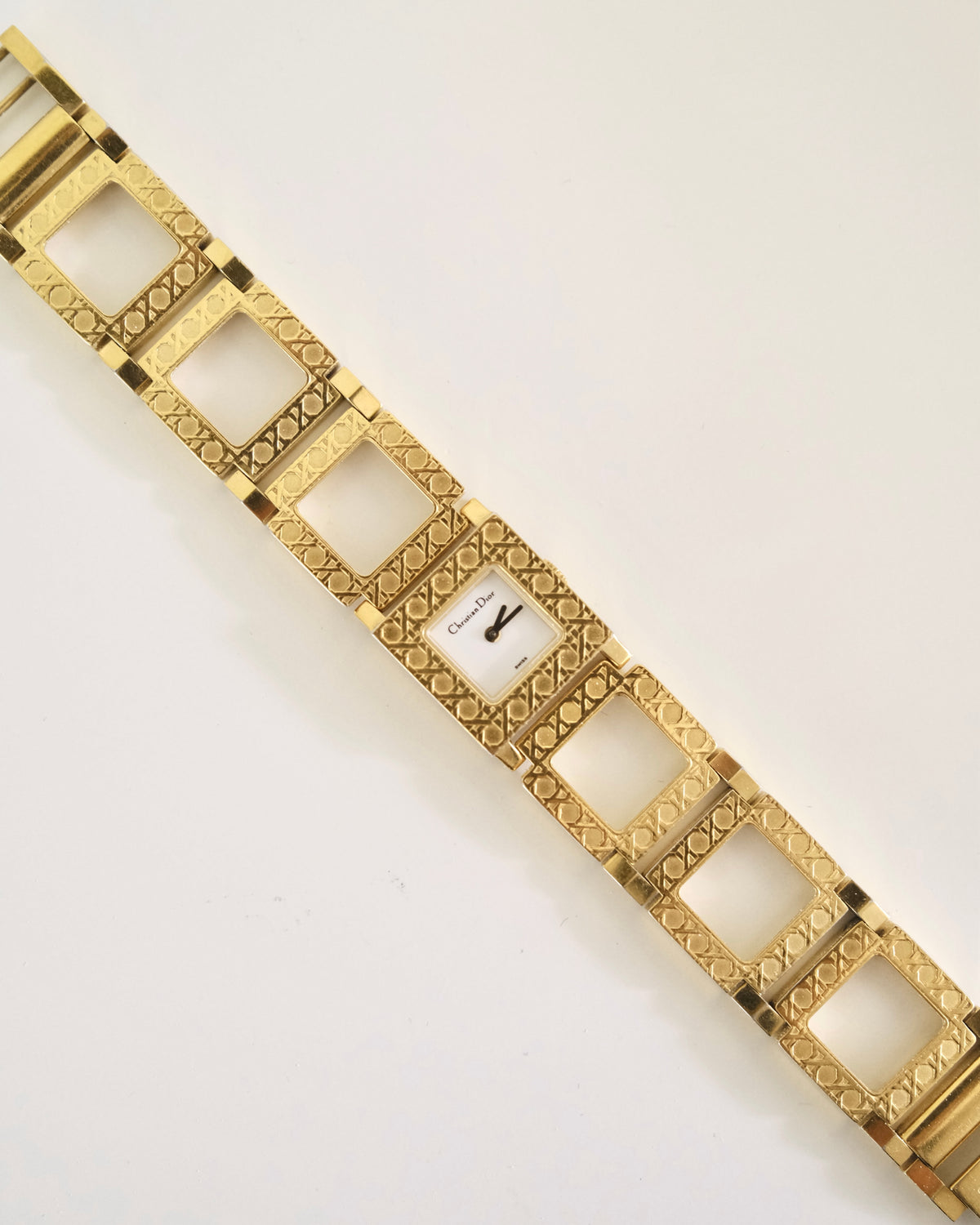 Vintage Dior Parisienne Gold-Tone Bracelet Watch | Elegant Swiss Vintage Timepiece