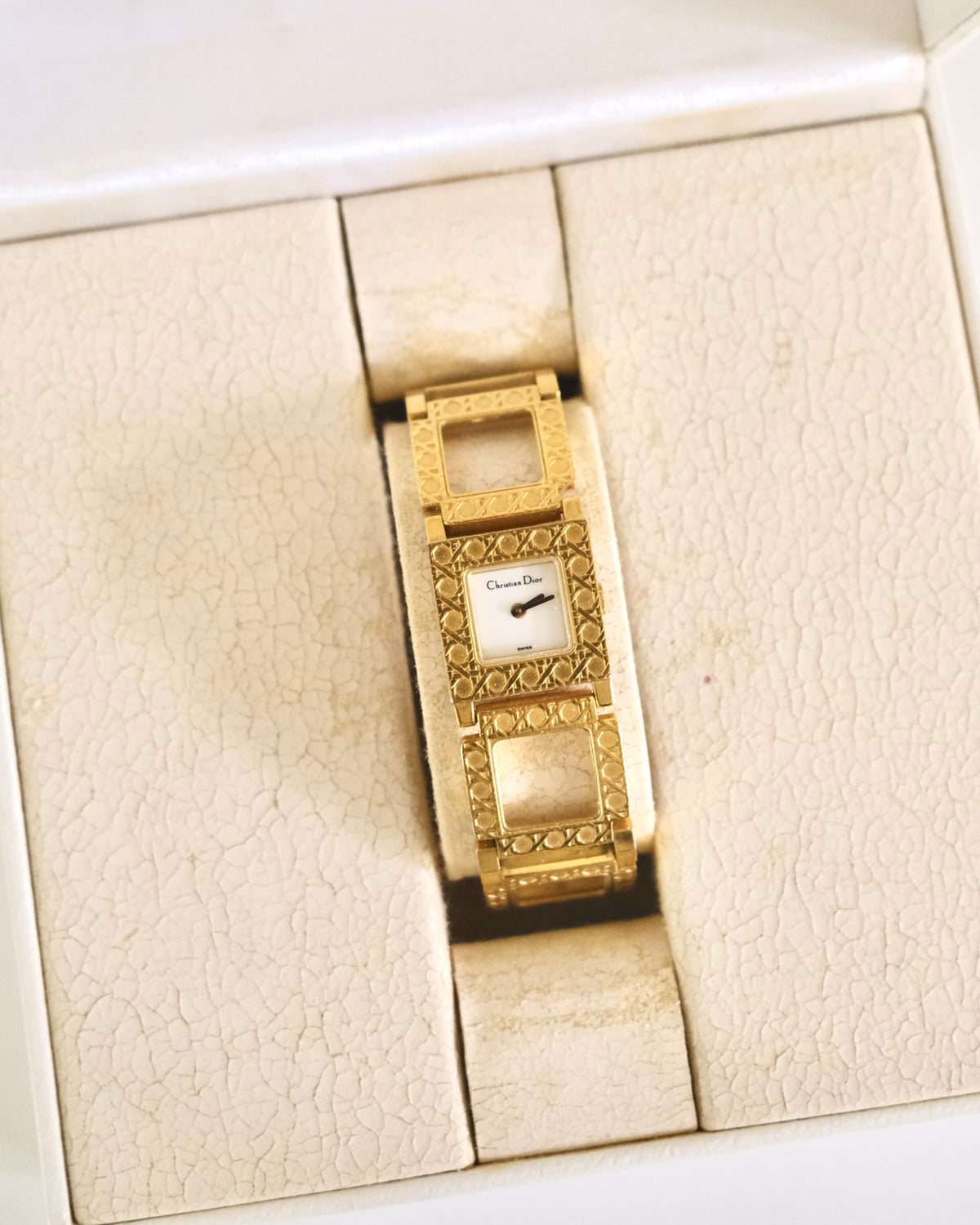Vintage Dior Parisienne Gold-Tone Bracelet Watch | Elegant Swiss Vintage Timepiece