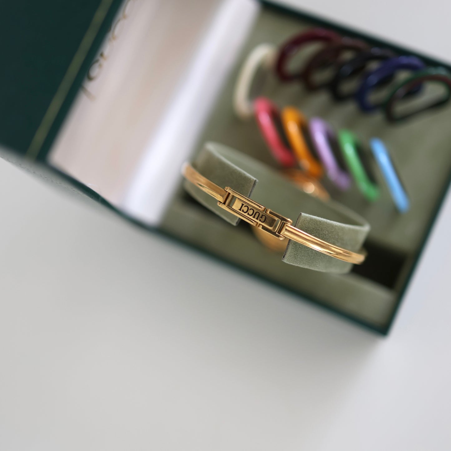 Vintage Gucci Bezel Watch with 12 Interchangeable Bezels
