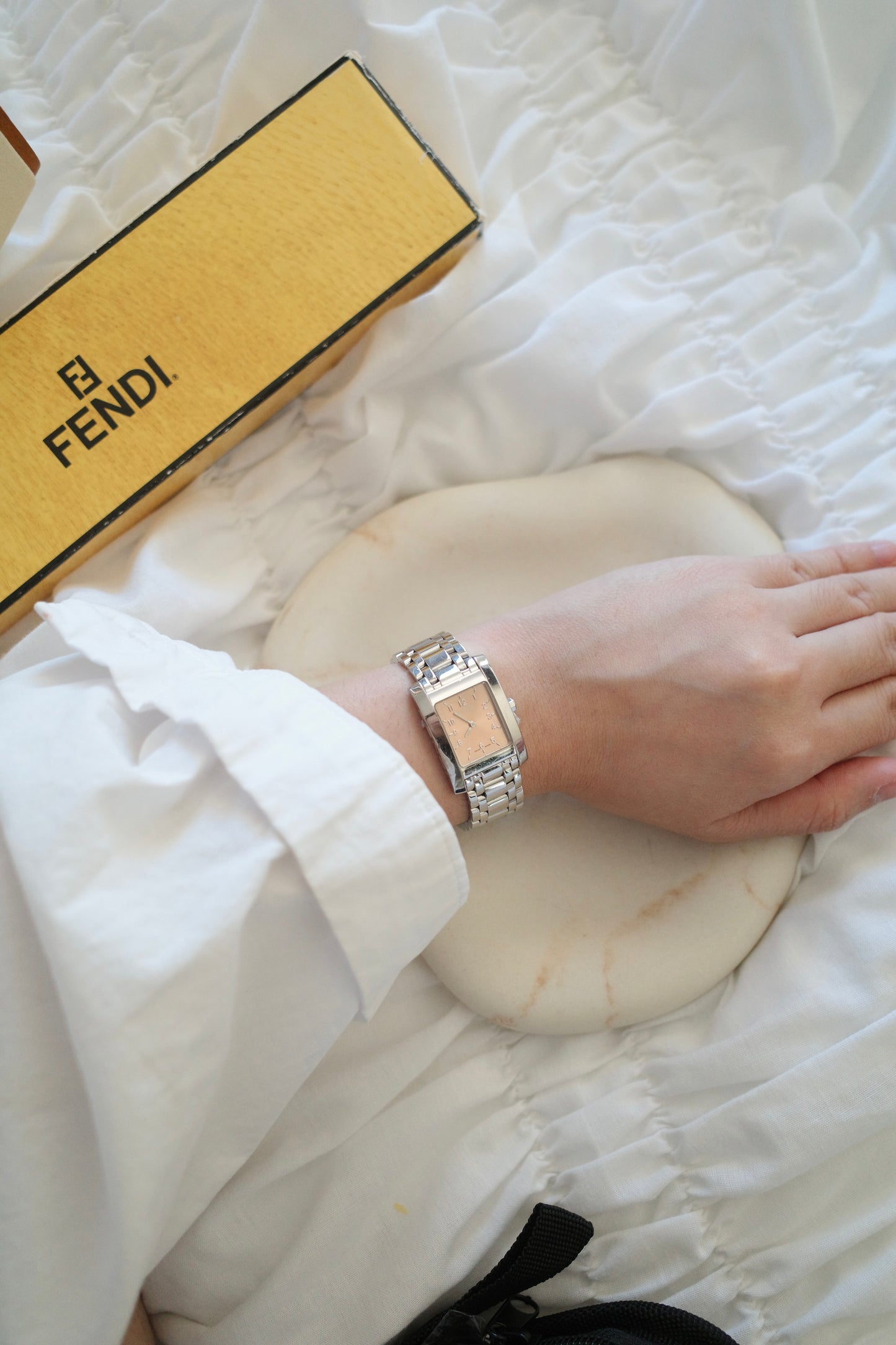 Vintage Fendi 7000L Tank Watch | Silver Rectangular Swiss Made Women’s Watch