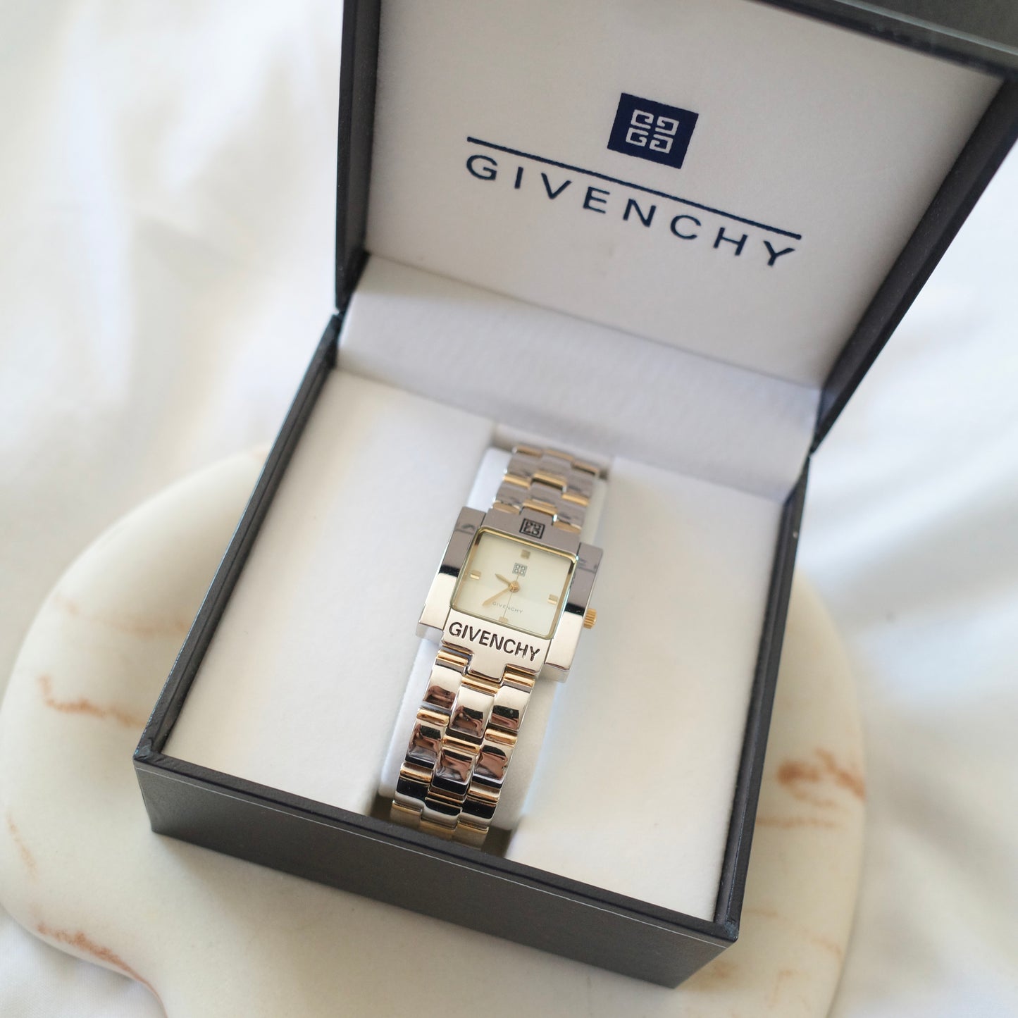 Vintage Givenchy Two-Tone Bracelet Watch