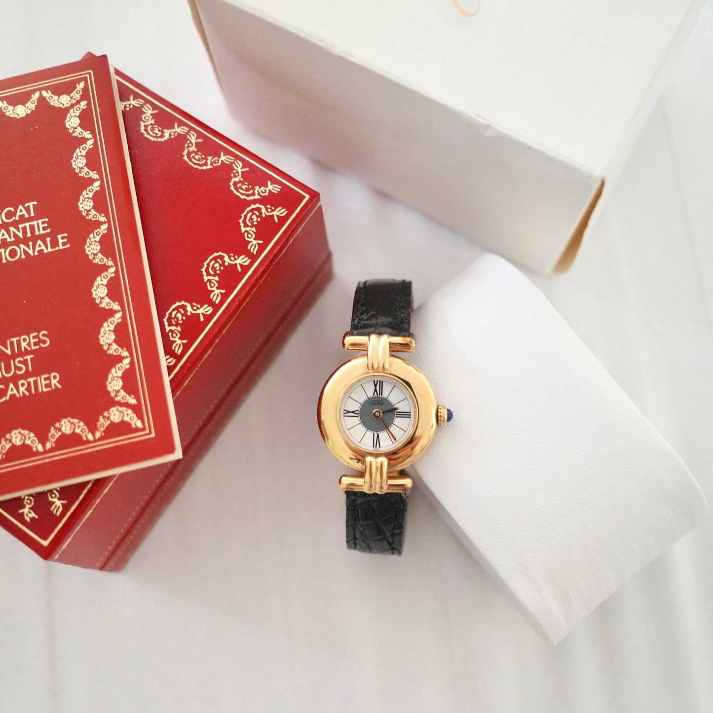Vintage Must de Cartier Colisée Vermeil Watch