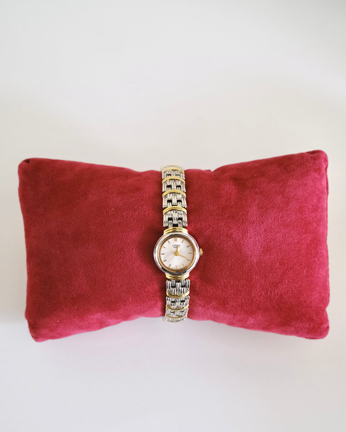 Rare Vintage Citizen Two-Tone Gold & Silver Bracelet Watch
