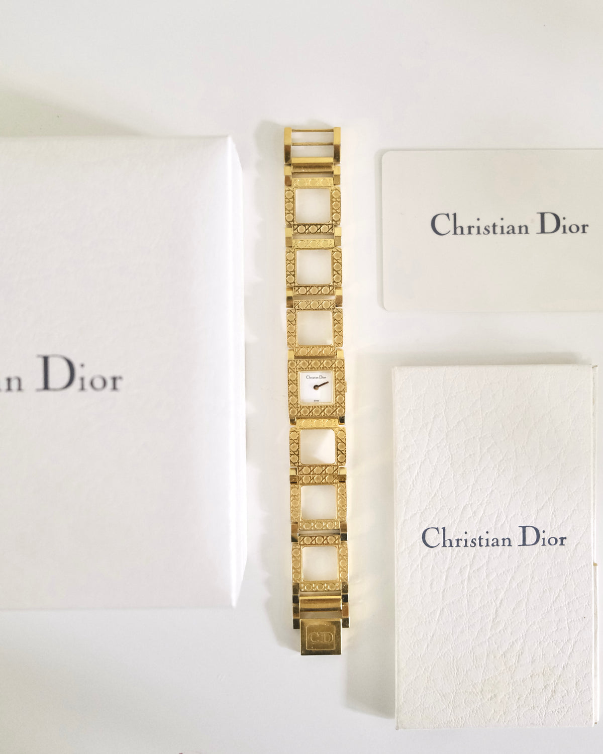 Vintage Dior Parisienne Gold-Tone Bracelet Watch | Elegant Swiss Vintage Timepiece
