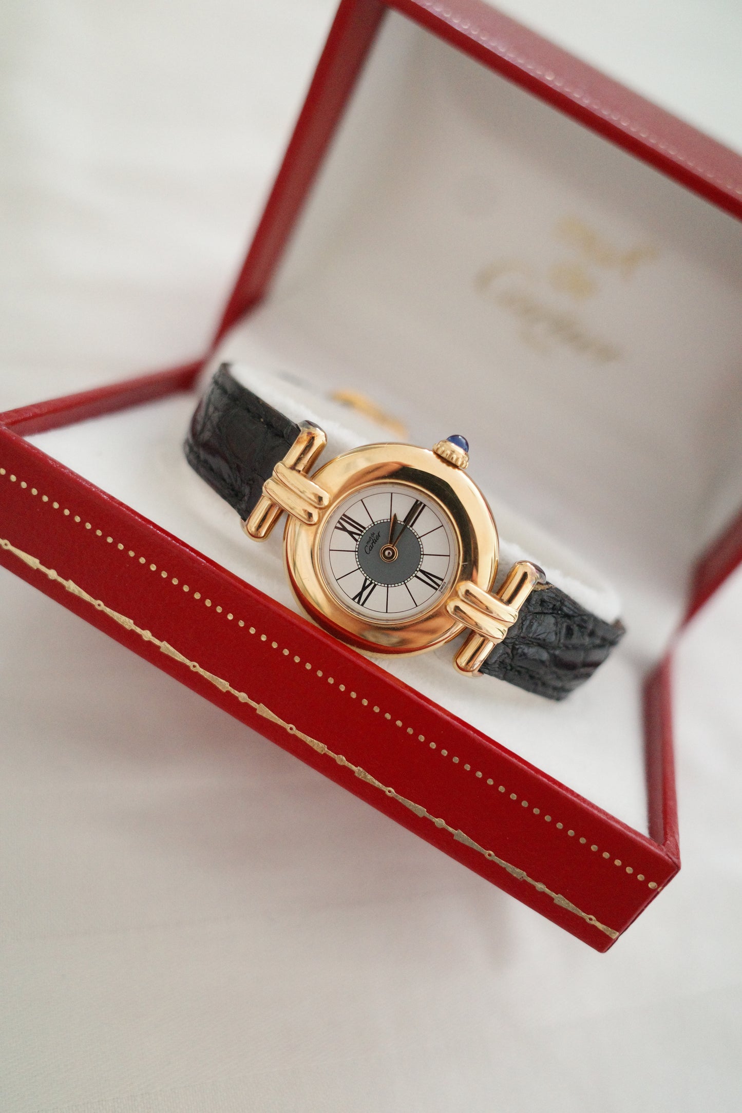 Vintage Must de Cartier Colisée Vermeil Watch