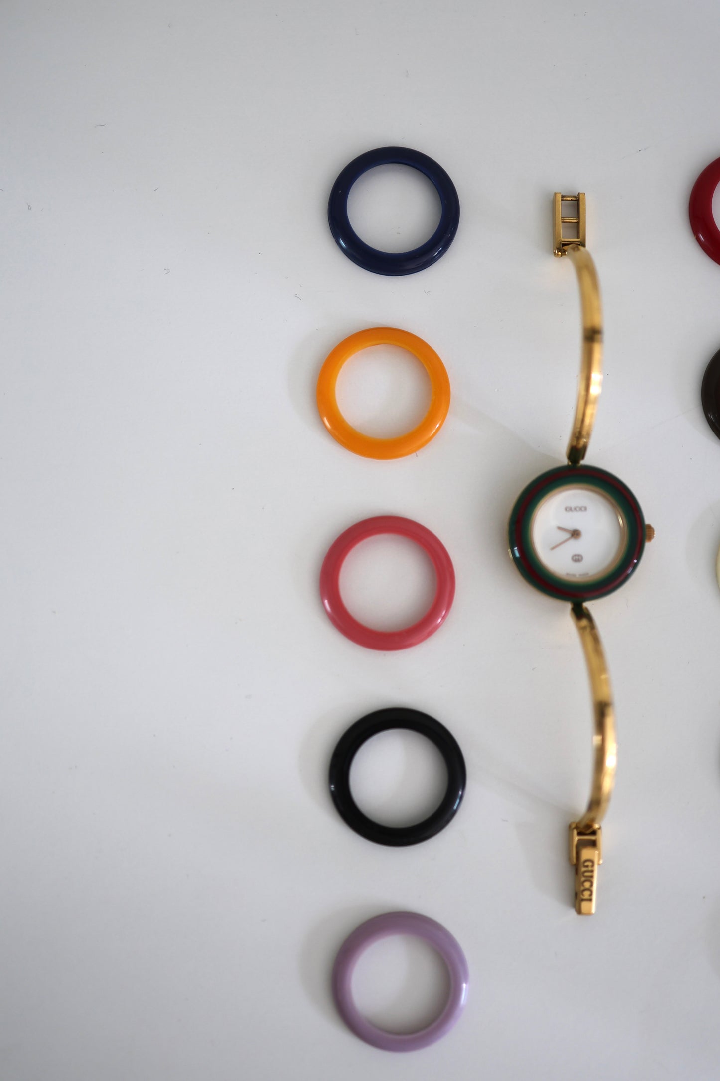 Vintage Gucci 11/12 Bezel Watch | 12 Interchangeable Bezels | Full Set | Swiss Made