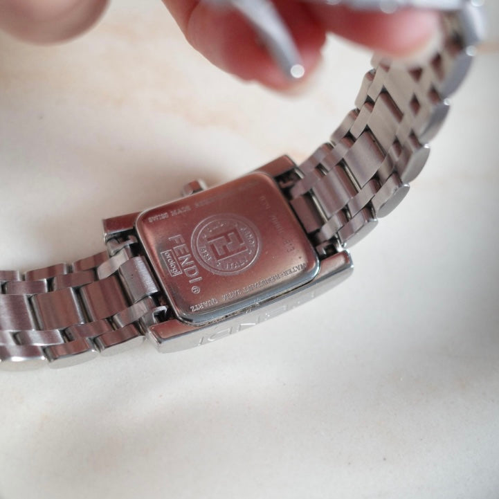 Vintage Fendi 7000L Tank Watch | Silver Rectangular Swiss Made Women’s Watch