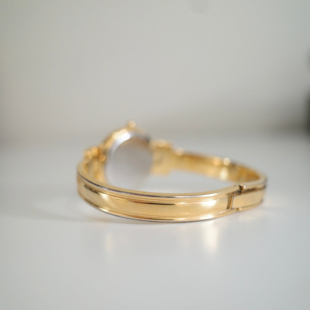 Rare Vintage Givenchy Gold-Tone Bangle Watch