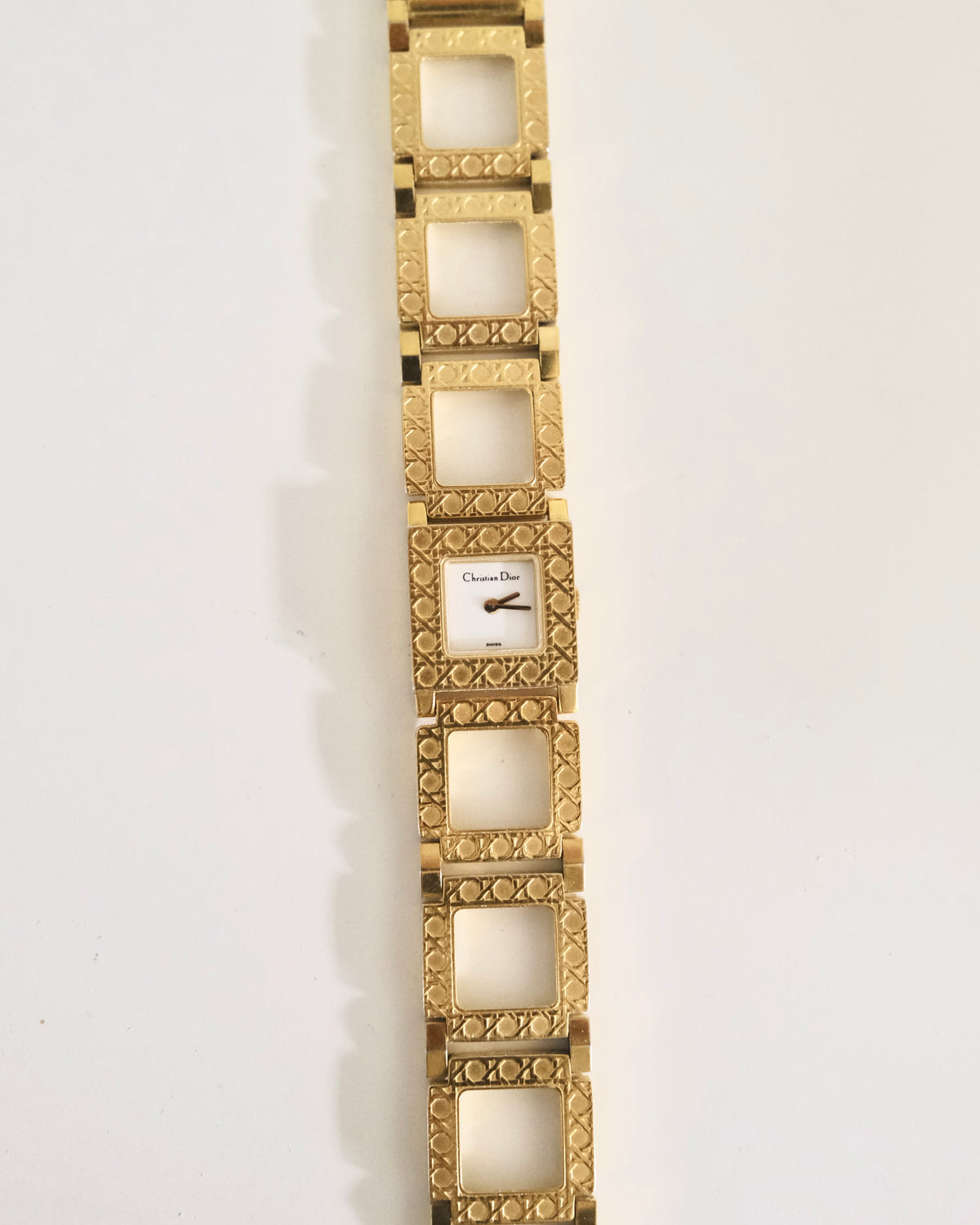 Vintage Dior Parisienne Gold-Tone Bracelet Watch | Elegant Swiss Vintage Timepiece