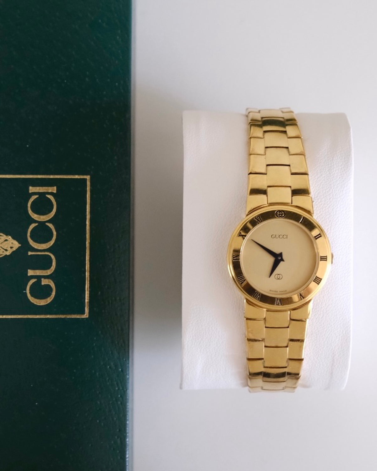 Vintage Gucci 3300L Gold Plated Watch