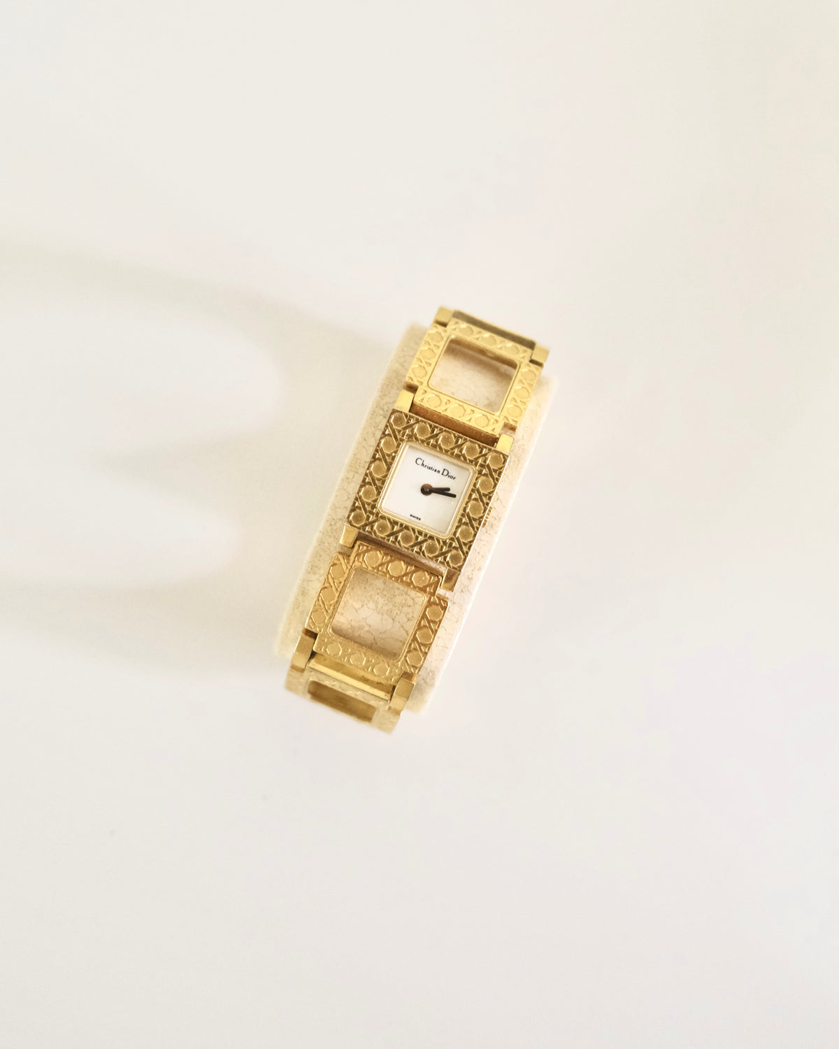 Vintage Dior Parisienne Gold-Tone Bracelet Watch | Elegant Swiss Vintage Timepiece