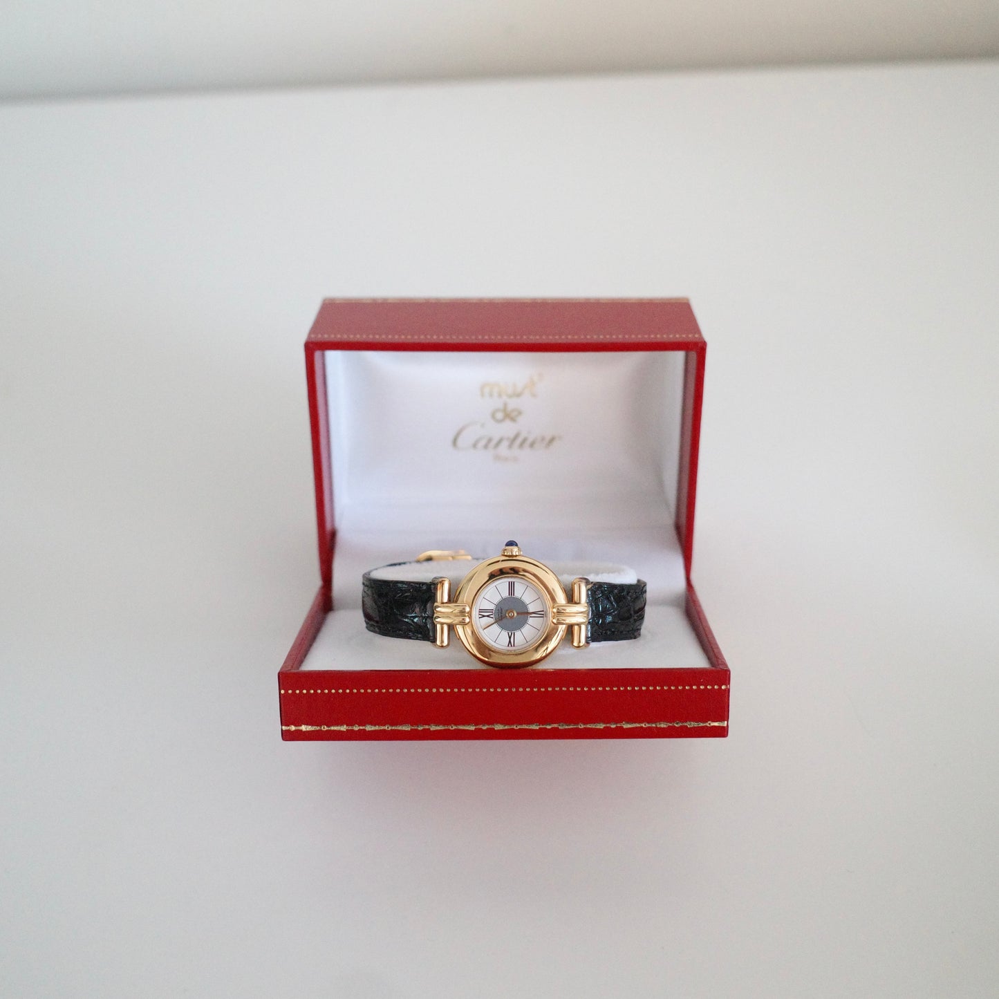 Vintage Must de Cartier Colisée Vermeil Watch