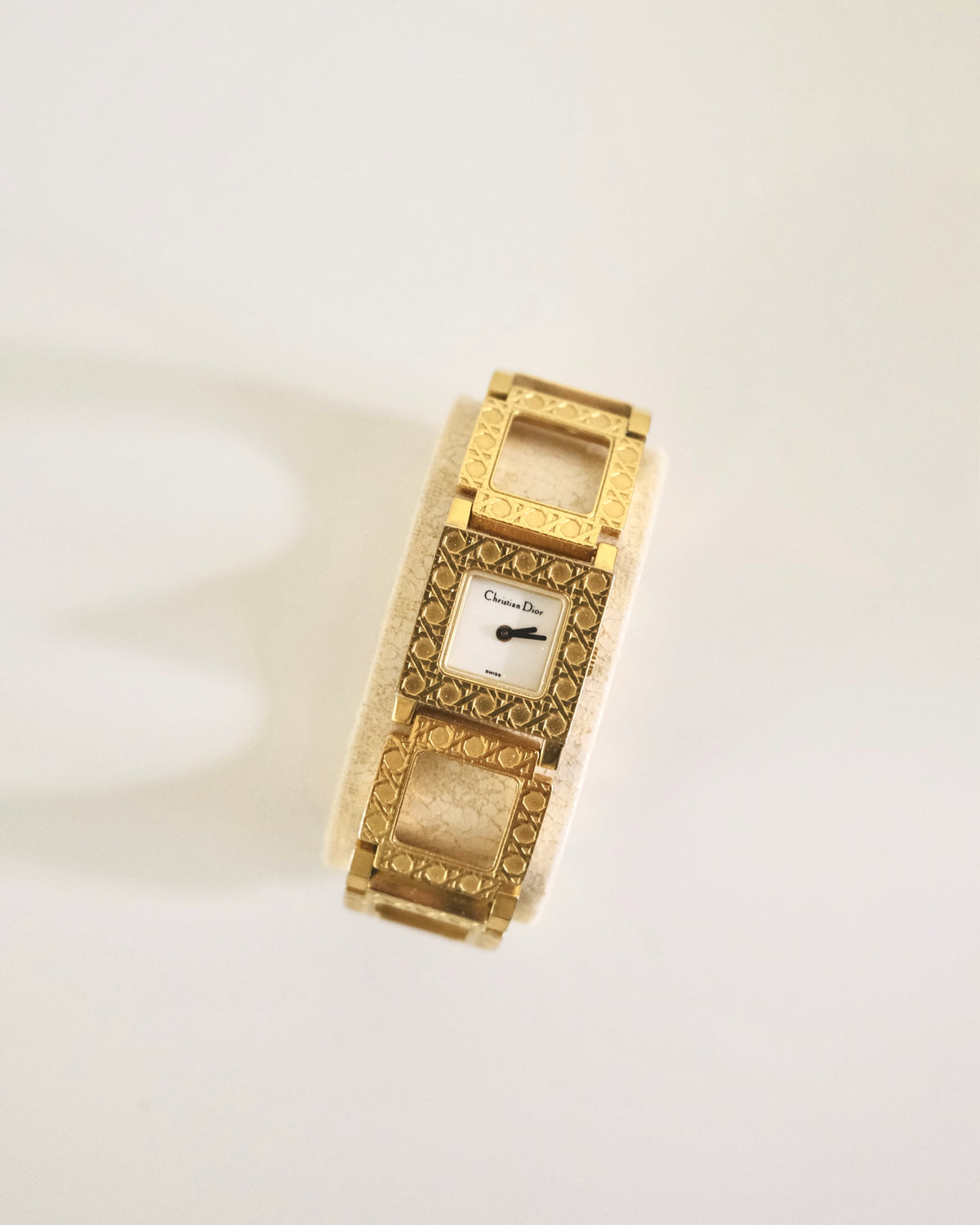 Vintage Dior Parisienne Gold-Tone Bracelet Watch | Elegant Swiss Vintage Timepiece
