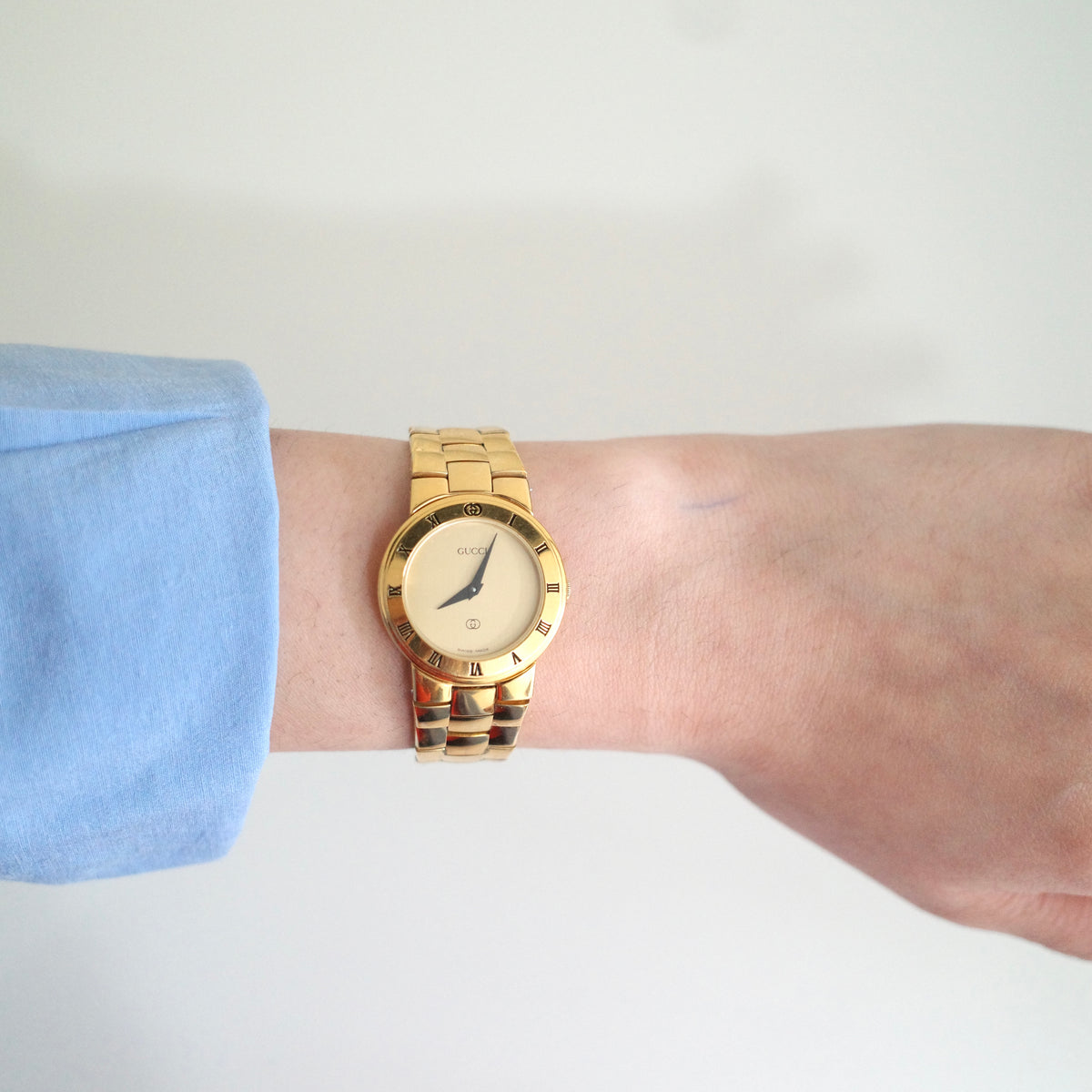 Vintage Gucci 3300L Gold Plated Watch
