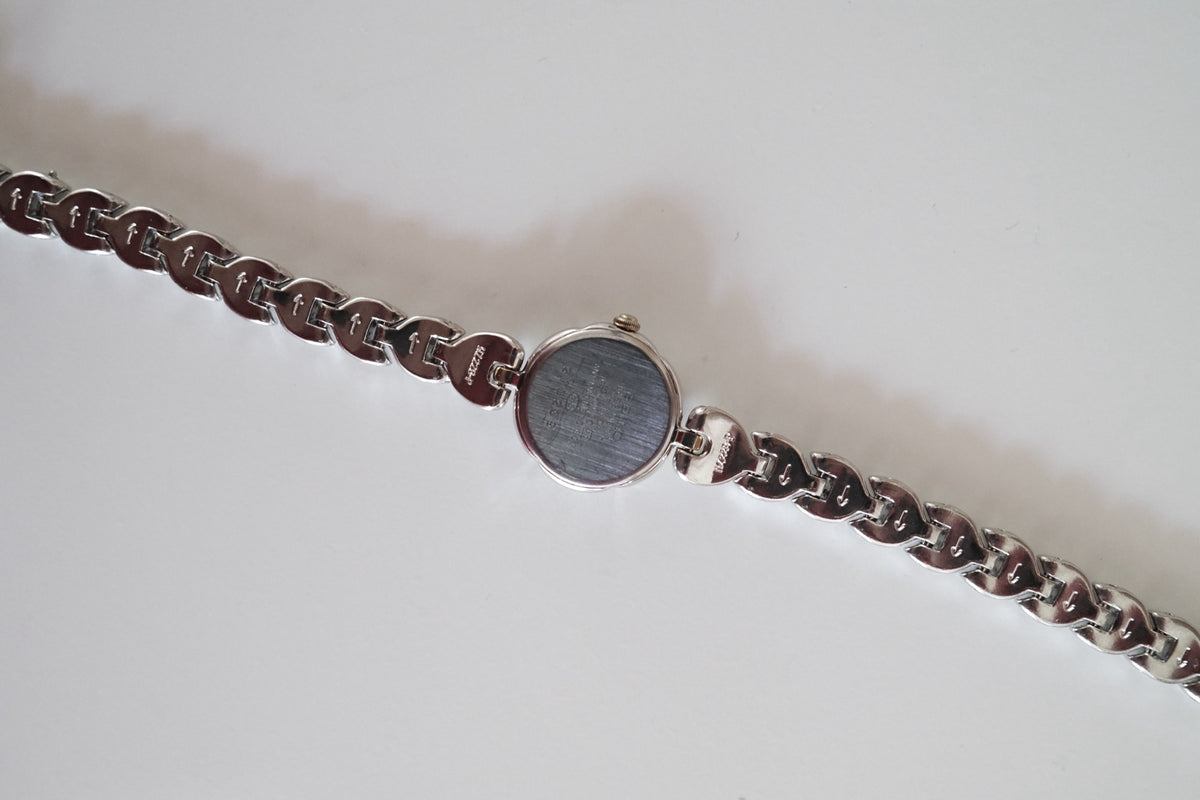 Vintage Seiko Tissé Silver Leaf Bracelet Watch