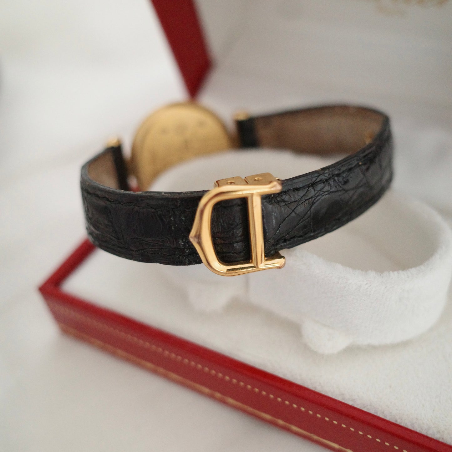 Vintage Must de Cartier Colisée Vermeil Watch