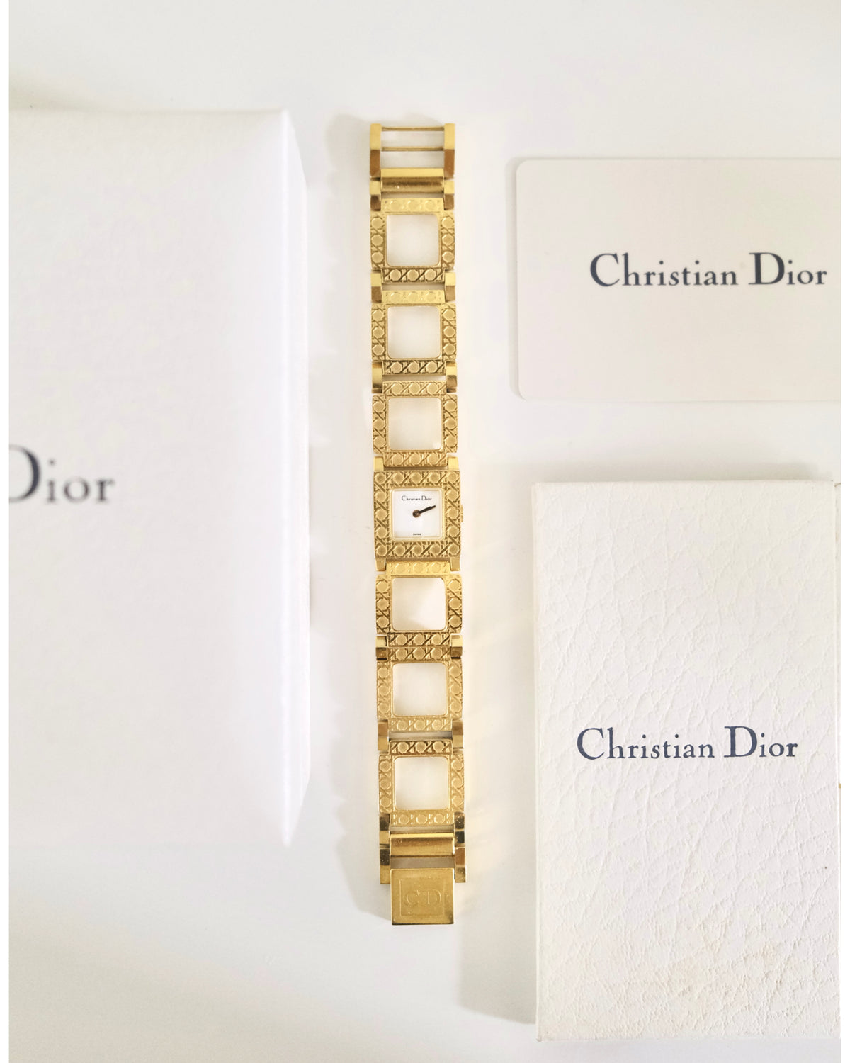 Vintage Dior Parisienne Gold-Tone Bracelet Watch | Elegant Swiss Vintage Timepiece